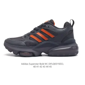 Adidas Superstar Bold W Men's Retro Thick Sole Running Shoes
