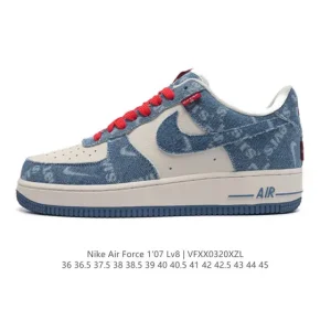 Nike Air Force 1 '07 Low White Leather Sneakers