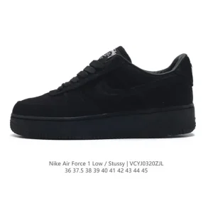 Nike Stussy X Nike Air Force 1 '07 Collaboration Sneakers
