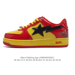 Bape x Nike Air Force 1 Sta Low Camo Sneakers