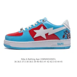 Bape x Nike Air Force 1 Sta Low Camo Sneakers - Unisex Lifestyle Shoes