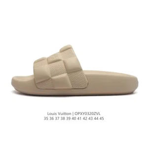Louis Vuitton LV Embossed Sandal Slides for Men and Women