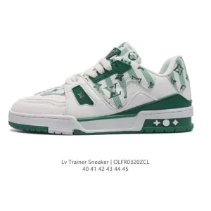 Louis Vuitton Trainer Sneaker Low Men's Luxury Fashion Shoes