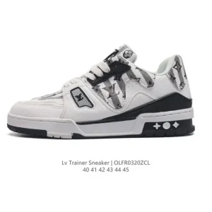 Louis Vuitton Trainer Sneaker Low Men Luxury Thick Sole Fashion Shoes