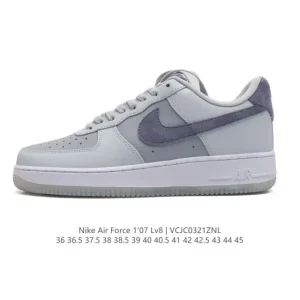 Nike Air Force 1 '07 Low White Leather Sneakers