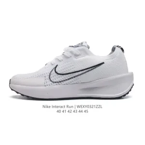 Nike Interact Run Men's Running Shoes - Lightweight Cushioned Sneakers for Marathon & Daily Wear