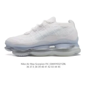 Nike Air Max Scorpion FK Sneakers with Full-Length Air Cushioning and Thick Sole