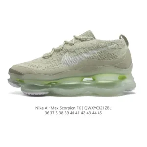 Nike Air Max Scorpion FK Cushioning Sneaker with Full-Length Air Unit