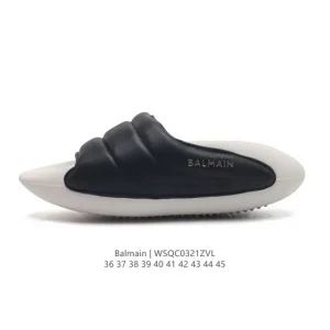 Balmain Logo Slippers - Luxury Fashion Comfortable Thick Sole Sandals for Men and Women