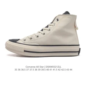 Converse All Star High Top Thick Sole Vulcanized Canvas Shoes