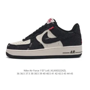 Nike Air Force 1 '07 Low White Leather Sneakers