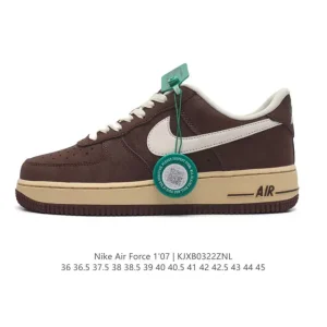 Nike Air Force 1 Low 07 White Leather Sneakers