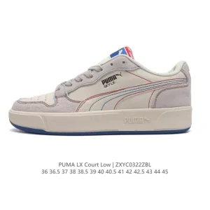 PUMA lx Court Low Sneakers - Unisex Retro Lifestyle Shoes