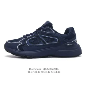 Dior B30 Low-Top Sneakers - Retro Vintage Style Casual Running Shoes