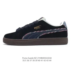 PUMA Suede Bz Fringe Low-Top Retro Casual Sneakers for Men and Women