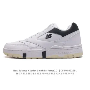 Jadensmithxnewbalance Msftsrep 0.01 Leather Low Top Sneakers