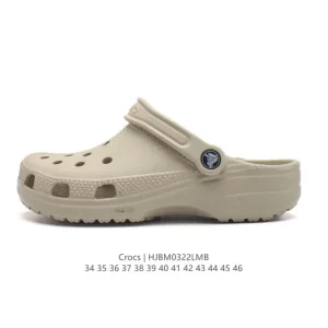 Crocs Unisex Sandals Thick Sole Platform Slides for Men and Women