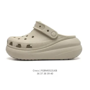 Crocs Women's Platform Sandals for Summer Beach and Casual Wear