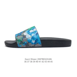 Gucci 24Ss Summer Trendy 3D Print Logo Slide Sandal