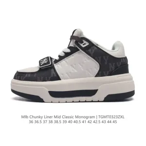 MLB Chunky Liner Mid Baseball Cap Inspired Streetwear Sneakers