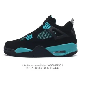 Jordan Air 4 Retro OG Black Cement Men's Basketball Shoes