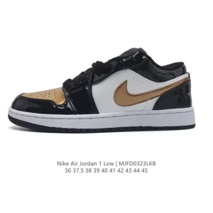 Jordan Air 1 Low Retro Leather Sneakers
