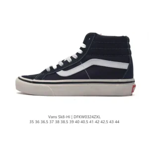 Vans Sk8-Hi Blue High Top Skateboard Shoes