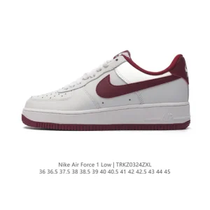 Nike Air Force 1 Low Fv5948-105 White Leather Casual Sneakers