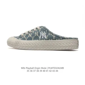 MLB Playball Origin Mule Canvas Slip-On Shoes - New York Yankees