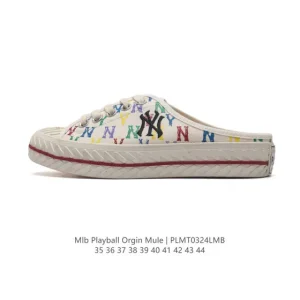 MLB Playball Origin Mule NY Yankees Canvas Slip-On Shoe
