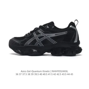 ASICS Gel-Quantum Kinetic Men's Women's Retro Casual Sport Shoes Thick Sole Height Increase Dad Shoes