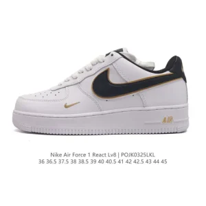 Nike Air Force 1 Low DA8481-100 White Leather Sneakers
