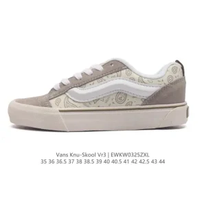 Vans Kun Skool Low Top Vulc Shoes Vintage Style Unisex Sneakers