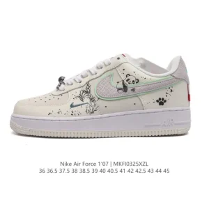 Nike Air Force 1 '07 Low White Leather Sneakers
