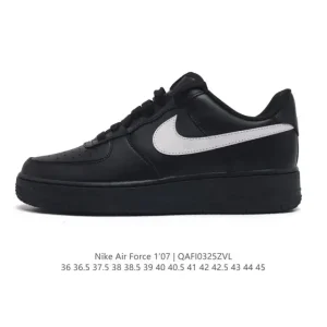 Nike Air Force 1 '07 Low White Leather Sneakers