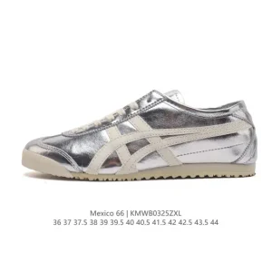 ASICS Onitsuka Tiger Mexico 66 Classic Vintage Leather Sneakers