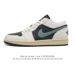Jordan AJ1 Low Retro Basketball Shoes - Vintage Style with Air Cushion