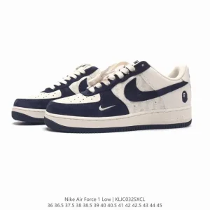 Nike Air Force 1 '07 Low White Leather Sneakers
