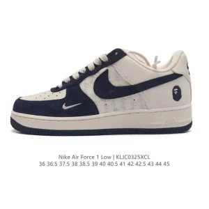 Nike Air Force 1 '07 Low White Leather Sneakers