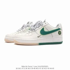 Nike Air Force 1 Low '07 White Leather Sneakers