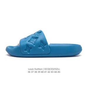 Louis Vuitton Waterfront Monogram Slide Sandals