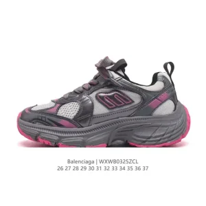 Balenciaga Kids Shoes - Paris Trendy Luxury Thick Sole Platform Sneakers for Boys & Girls