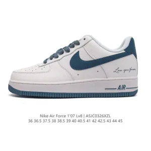 Nike Air Force 1 '07 Low White Leather Sneakers