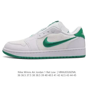 Jordan Air Jordan 1 Low Retro Leather Basketball Shoes