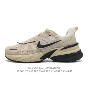 Nike V2K Run Retro Running Shoe - White/Metallic