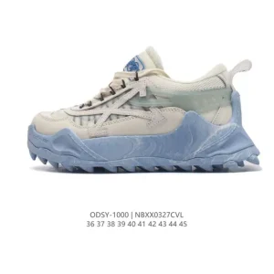 Off-White ODSY 1000 Sneakers Hiking Boots Vintage Leather