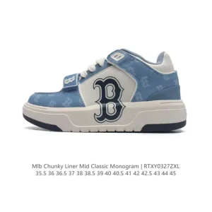 MLB Chunky Liner Mid Retro Streetwear Sneakers