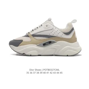 Dior B30 Low-Top Sneakers - Retro Vintage Style Casual Running Shoes