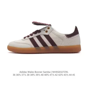 Adidas x Wales Bonner Classic Retro Low-Top Leather Sneakers - Fall/Winter 2023 Collection