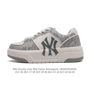 MLB Chunky Liner Mid Unisex Street Sneakers